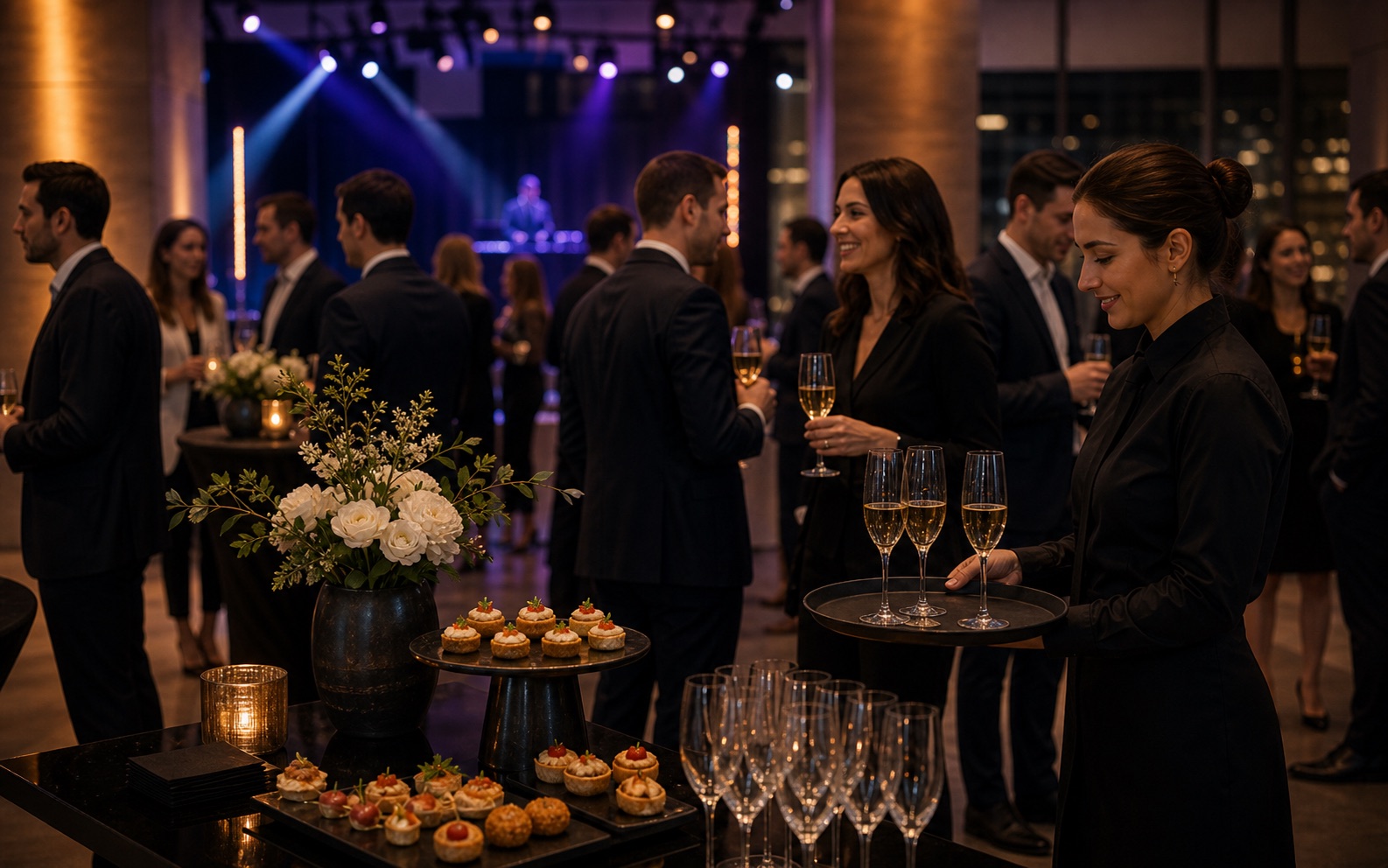Cocktail premium de soirée d'entreprise