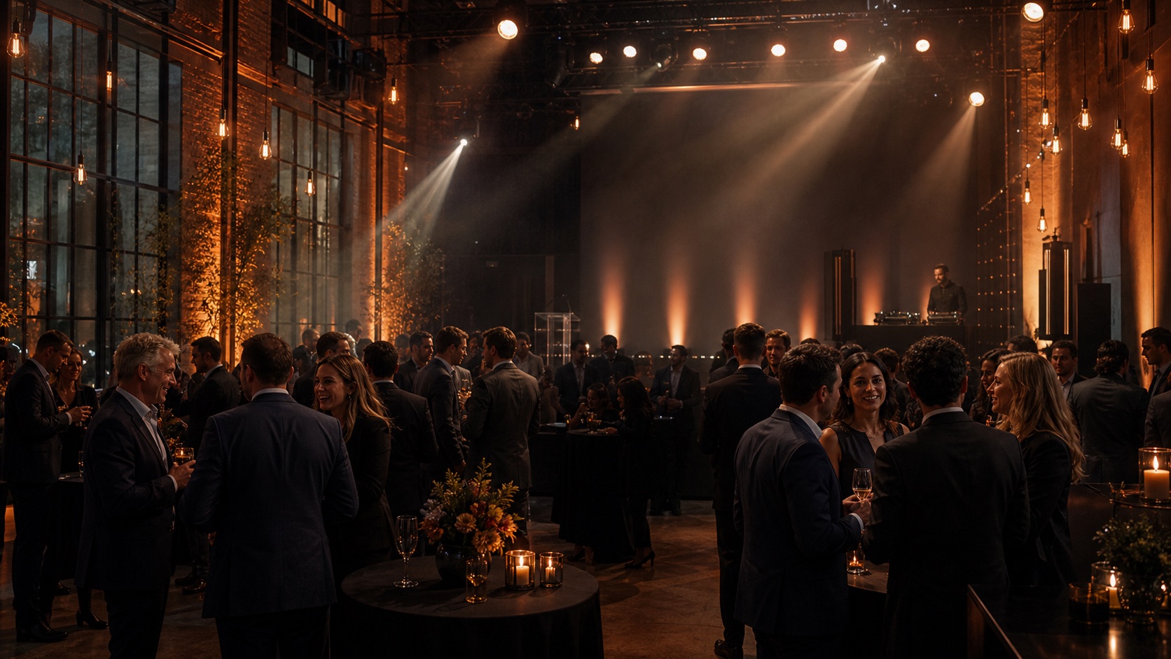 Package Soirée d'entreprise — événement corporate premium Bloom Events