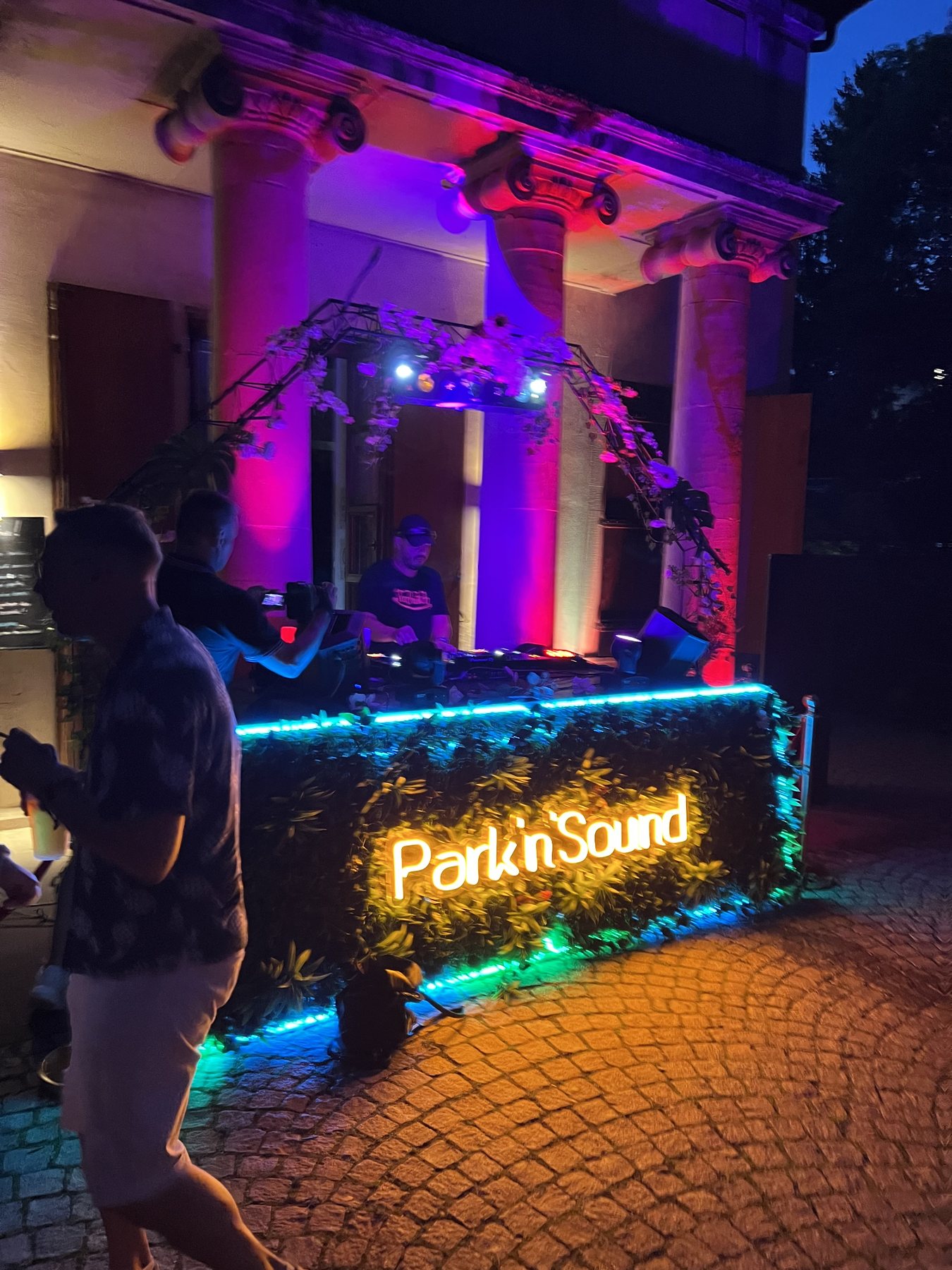 Signalétique lumineuse Park'n'Sound Bloom Events