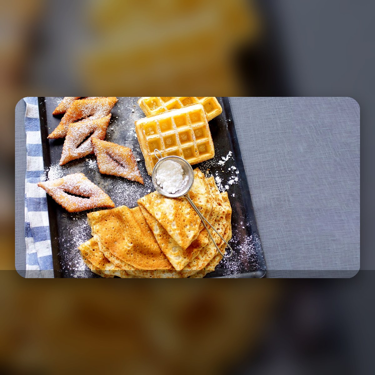 Crêpes, gaufres et beignets maison